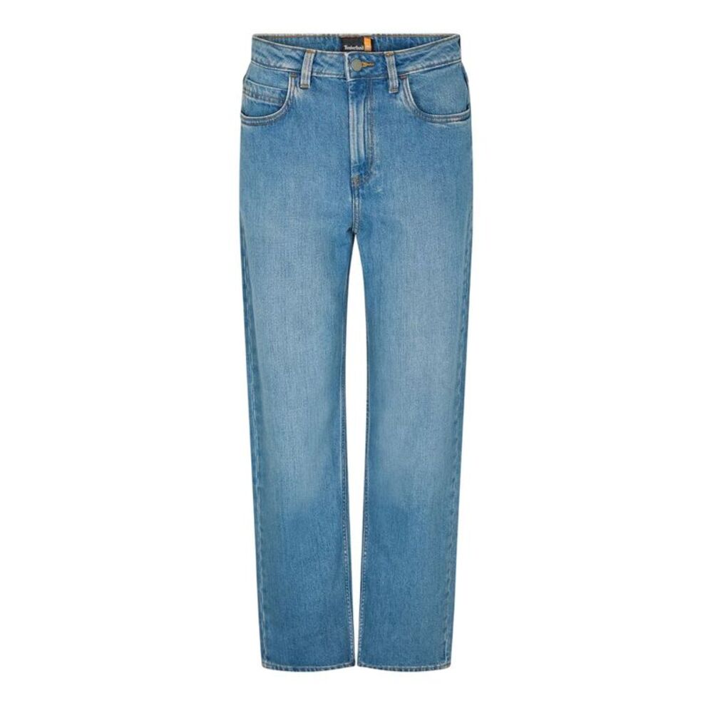 Timberland Womens/Ladies Mid Rise Straight Leg Jeans / Light Blue